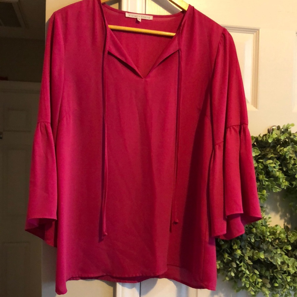 Boutique flowy blouse~W Sz M